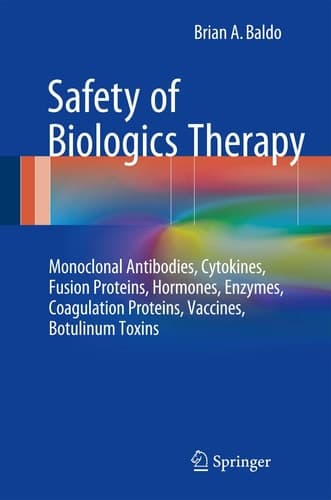 Safety of Biologics Therapy Monoclonal Antibodies, Cytokines, Fusion Proteins, Hormones, Enzymes, Coagulation Proteins, Vaccines, Botulinum Toxins