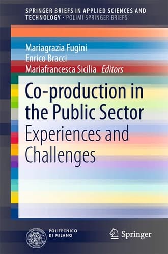 Co-production in the Public Sector Experiences and Challenges