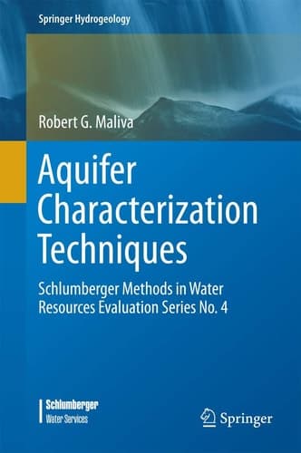 Aquifer Characterization Techniques Schlumberger Methods in Water Resources Evaluation Series No. 4
