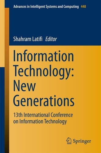 Information Technology: New Generations 13th International Conference on Information Technology