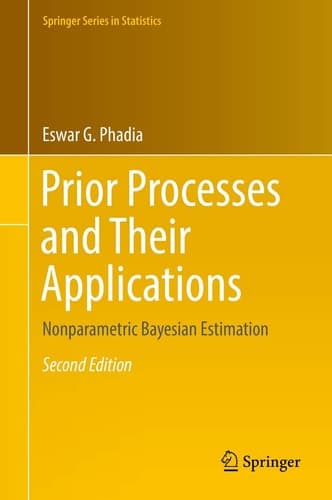 Prior Processes and Their Applications Nonparametric Bayesian Estimation