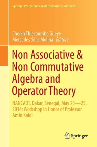 Non-Associative and Non-Commutative Algebra and Operator Theory NANCAOT, Dakar, Senegal, May 23–25, 2014: Workshop in Honor of Professor Amin Kaidi