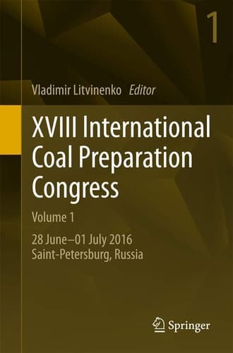 XVIII International Coal Preparation Congress 28 June—01 July 2016 Saint-Petersburg, Russia