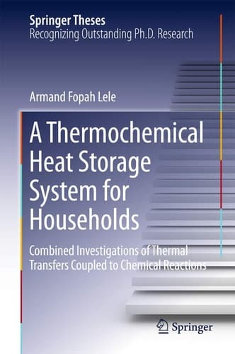 A Thermochemical Heat Storage System for Households Combined Investigations of Thermal Transfers Coupled to Chemical Reactions