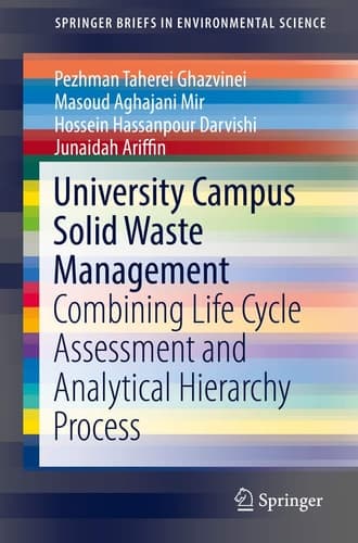 University Campus Solid Waste Management Combining Life Cycle Assessment and Analytical Hierarchy Process