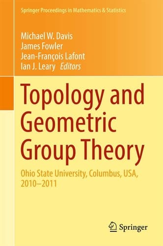 Topology and Geometric Group Theory Ohio State University, Columbus, USA, 2010–2011