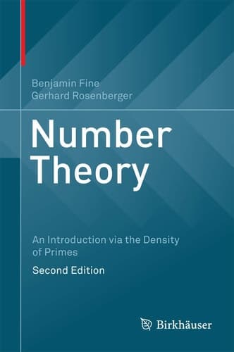 Number Theory An Introduction via the Density of Primes