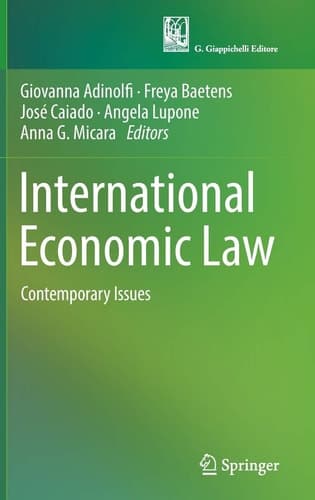 International Economic Law Contemporary Issues