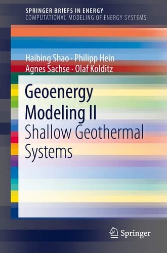 Geoenergy Modeling II Shallow Geothermal Systems