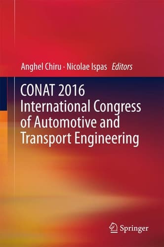 CONAT 2016 International Congress of Automotive and Transport Engineering