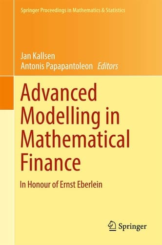 Advanced Modelling in Mathematical Finance In Honour of Ernst Eberlein