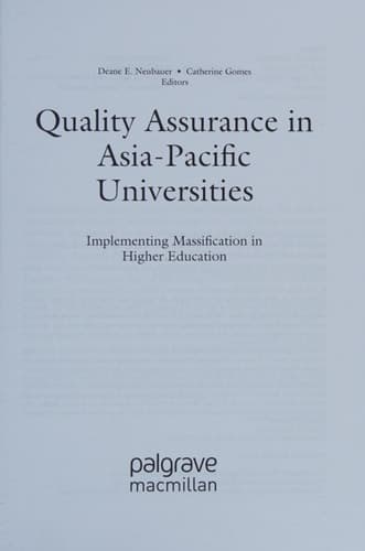 Quality Assurance in Asia-Pacific Universities Implementing Massification in Higher Education