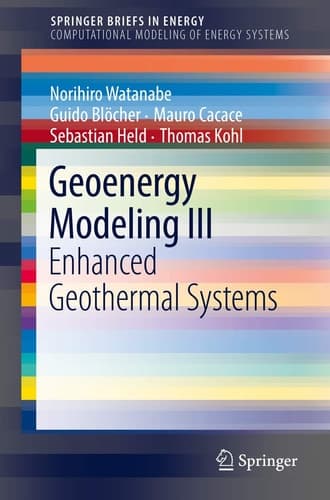 Geoenergy Modeling III Enhanced Geothermal Systems