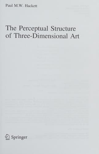 The Perceptual Structure of Three-Dimensional Art