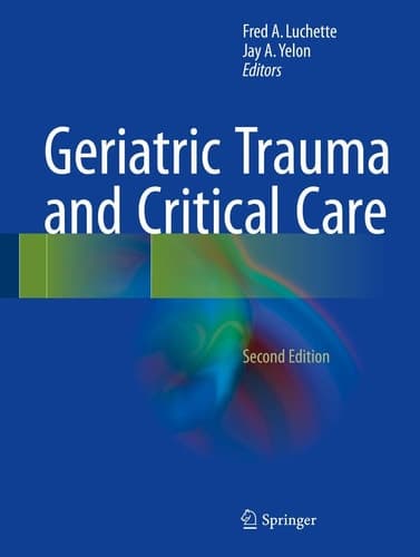 Geriatric Trauma and Critical Care