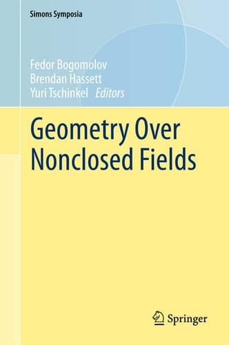 Geometry Over Nonclosed Fields