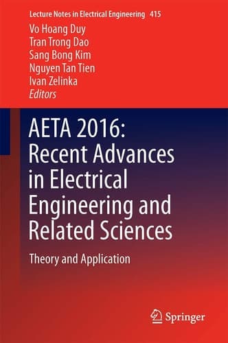 AETA 2016: Recent Advances in Electrical Engineering and Related Sciences Theory and Application