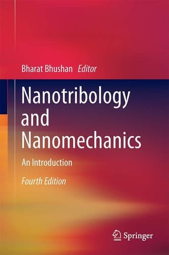 Nanotribology and Nanomechanics An Introduction