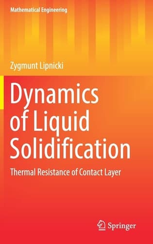 Dynamics of Liquid Solidification Thermal Resistance of Contact Layer