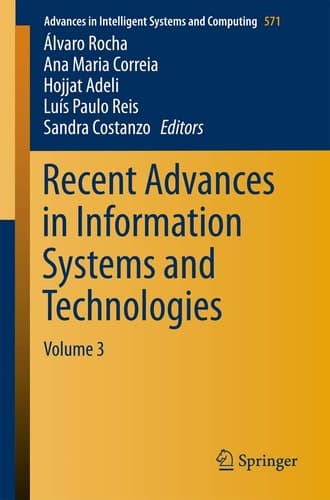 Recent Advances in Information Systems and Technologies Volume 3