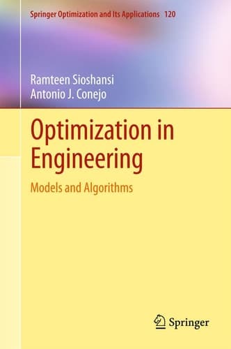 Optimization in Engineering Models and Algorithms