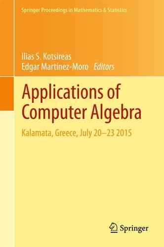 Applications of Computer Algebra Kalamata, Greece, July 20–23 2015