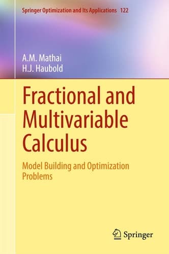Fractional and Multivariable Calculus Model Building and Optimization Problems