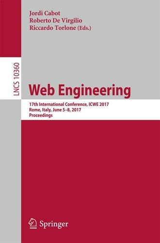 Web Engineering 17th International Conference, ICWE 2017, Rome, Italy, June 5-8, 2017, Proceedings