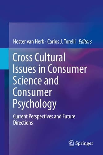 Cross Cultural Issues in Consumer Science and Consumer Psychology Current Perspectives and Future Directions