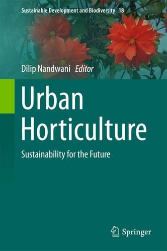 Urban Horticulture Sustainability for the Future