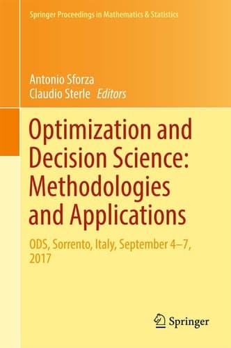 Optimization and Decision Science: Methodologies and Applications ODS, Sorrento, Italy, September 4-7, 2017
