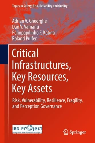 Critical Infrastructures, Key Resources, Key Assets Risk, Vulnerability, Resilience, Fragility, and Perception Governance