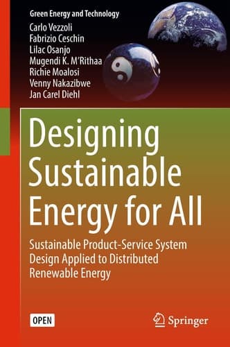 Designing Sustainable Energy for All: Sustainable Product-Service System Design Applied to Distributed Renewable Energy