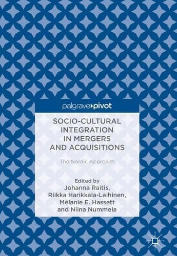 Socio-Cultural Integration in Mergers and Acquisitions The Nordic Approach