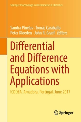 Differential and Difference Equations with Applications ICDDEA, Amadora, Portugal, June 2017