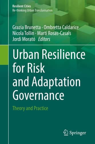 Urban Resilience for Risk and Adaptation Governance Theory and Practice