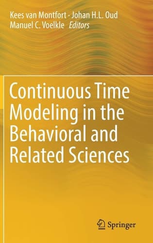 Continuous Time Modeling in the Behavioral and Related Sciences