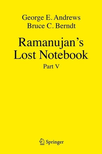 Ramanujan's Lost Notebook Part V