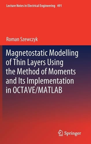 Magnetostatic Modelling of Thin Layers Using the Method of Moments And Its Implementation in OCTAVE/MATLAB