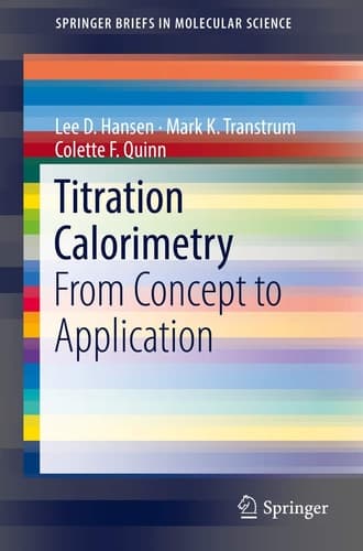 Titration Calorimetry From Concept to Application