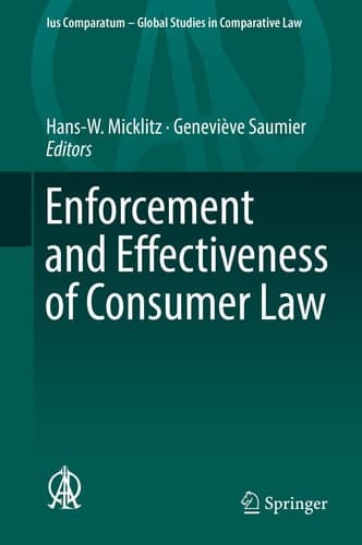 Enforcement and Effectiveness of Consumer Law