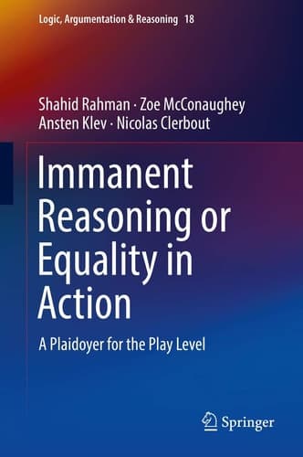 Immanent Reasoning or Equality in Action A Plaidoyer for the Play Level