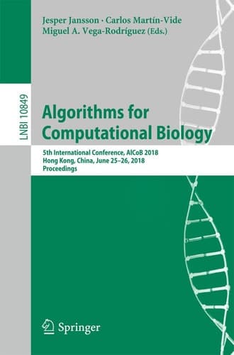 Algorithms for Computational Biology 5th International Conference, AlCoB 2018, Hong Kong, China, June 25–26, 2018, Proceedings