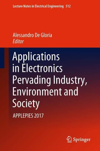 Applications in Electronics Pervading Industry, Environment and Society APPLEPIES 2017