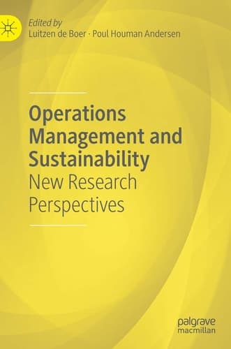 Operations Management and Sustainability New Research Perspectives