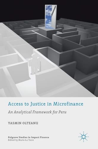 Access to Justice in Microfinance An Analytical Framework for Peru