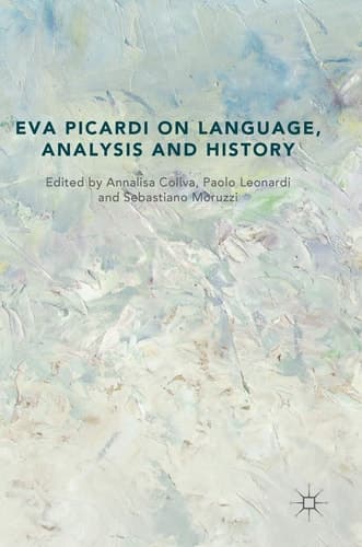 Eva Picardi on Language, Analysis and History