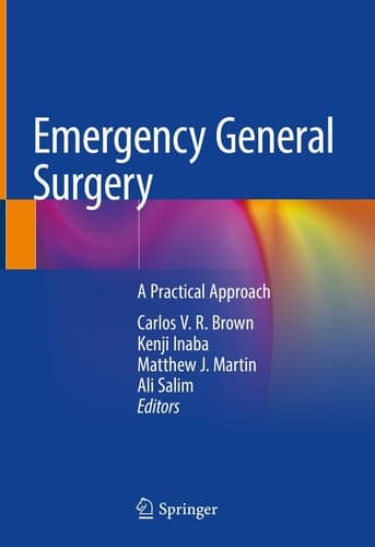 Emergency General Surgery A Practical Approach