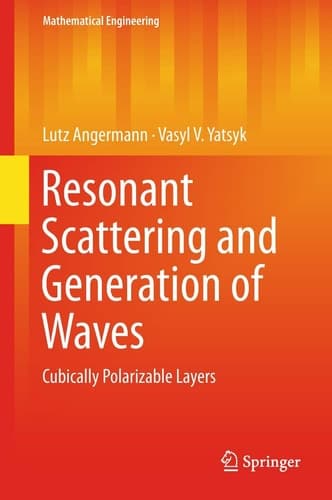 Resonant Scattering and Generation of Waves Cubically Polarizable Layers