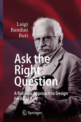 Ask the Right Question A Rational Approach to Design for All in Italy